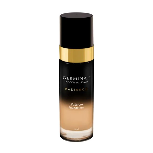 La nueva base de maquillaje Radiance Lift Serum Foundation de Germinal (42 euros).