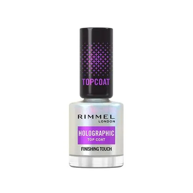 Holographic Top Coat de Rimmel London. Precio: 3,95 euros