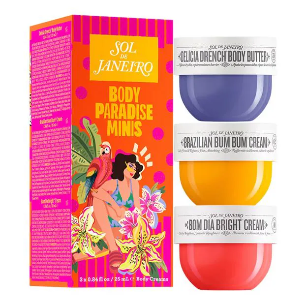 Estuche Body Paradise Minis de Sol de Janeiro.