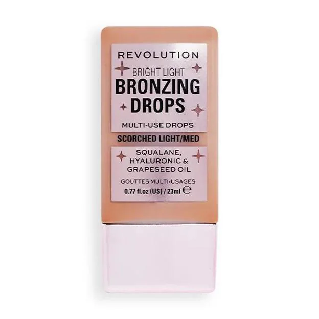 Bright Light Bronzing Drops de Revolution. Precio: 8,99 euros