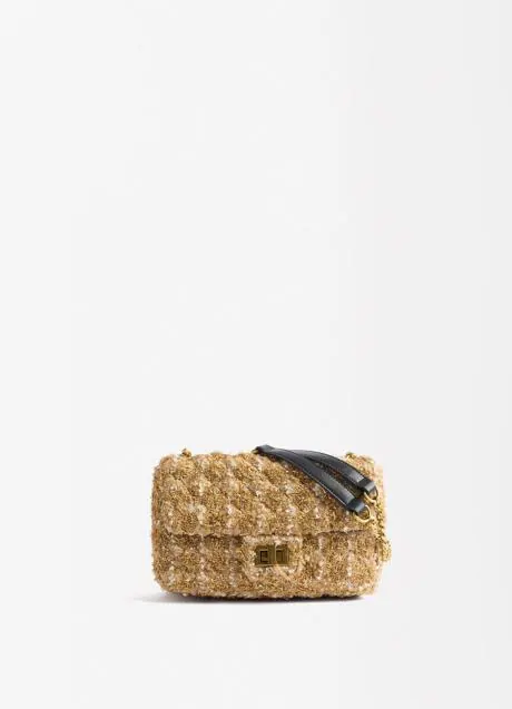 Bolso de tweed de Parfois (25,99 euros)