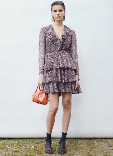 Vestido con estampado de flores de H&M (35,99 euros)