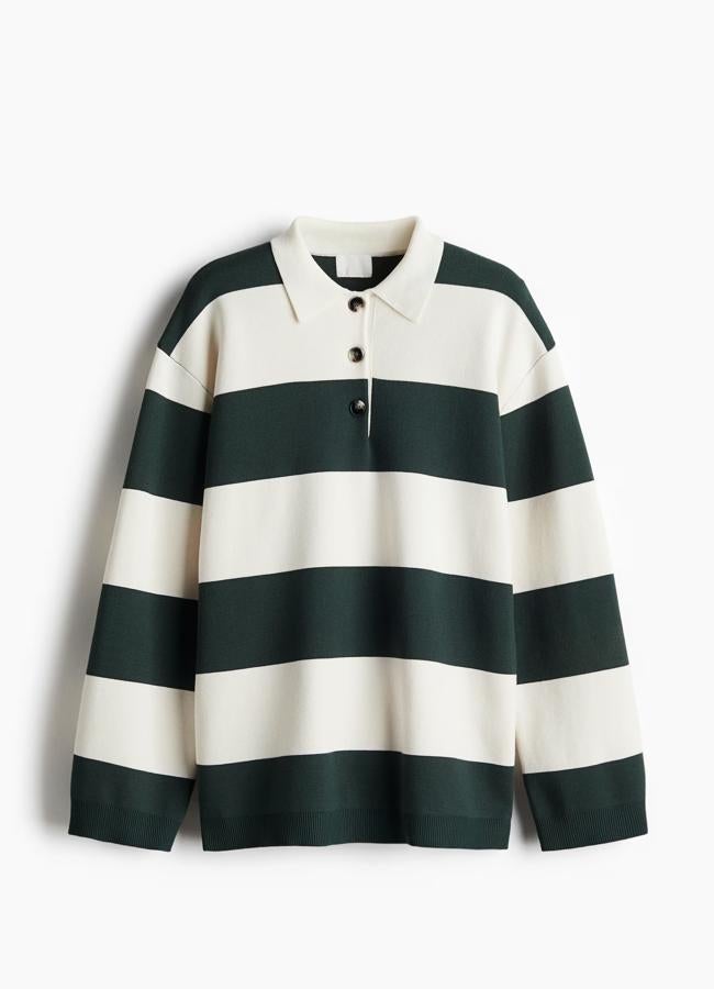 Polo de rayas de H&M, 29,99 euros.