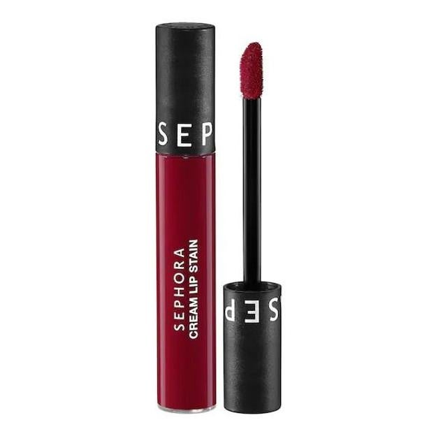 Cream Lip Stain en tono 94 Cherry Moon de Sephora Collection. Precio: 13,99 euros