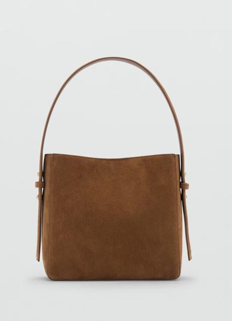 Bolso de serraje de Mango (49,99 euros)