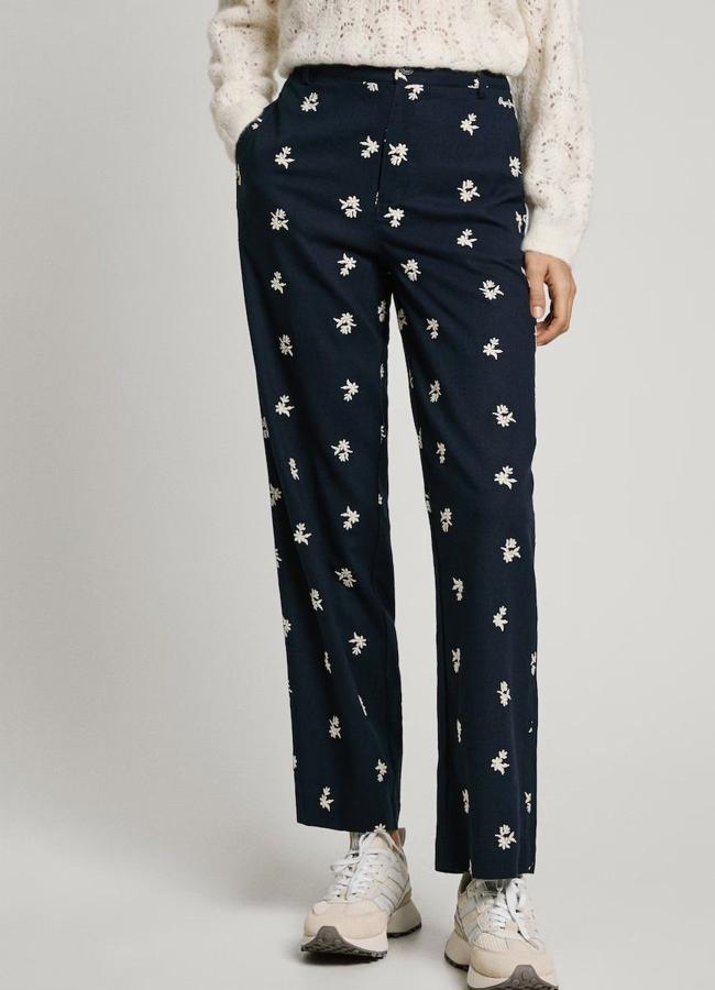 Pantalones floral print