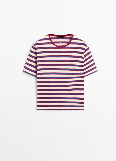 Camiseta de rayas de Massimo Dutti (29,99 euros)