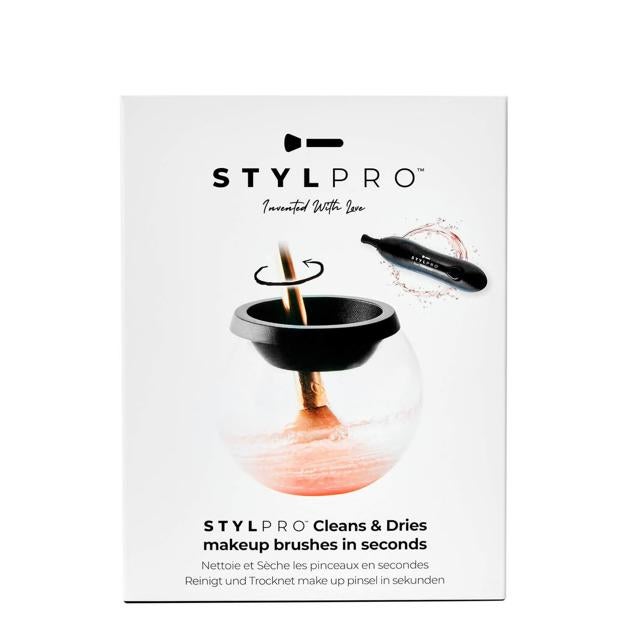 Limpiador y secador de brochas de maquillaje de StylPro Original. 