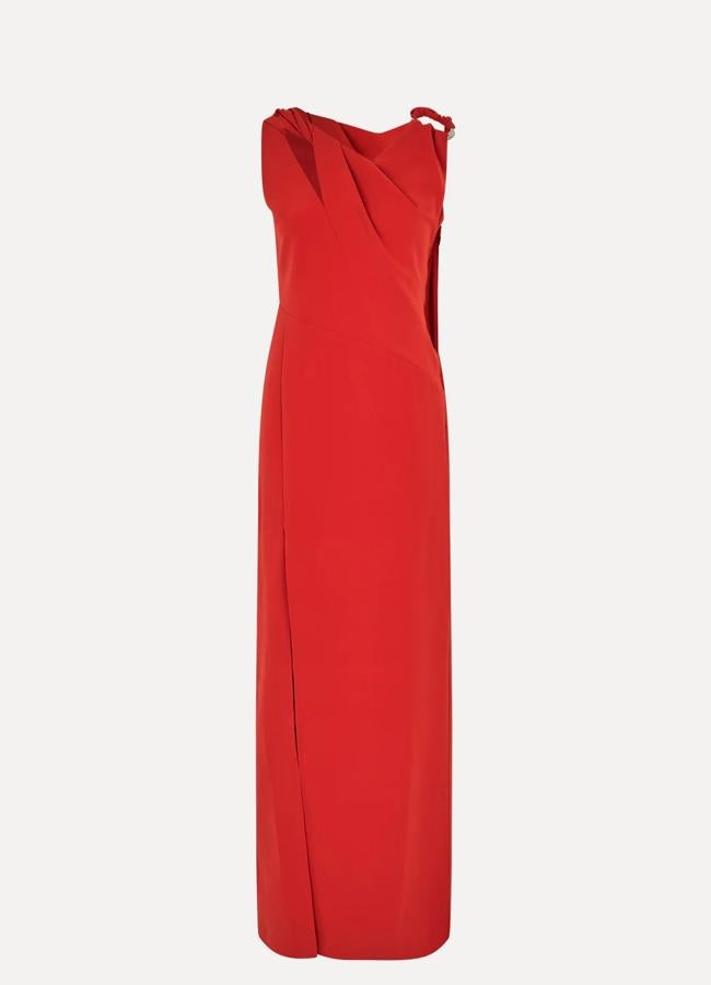 Vestido rojo largo de Stine Goya (178 euros).