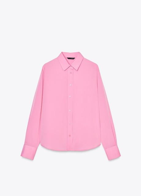 Blusa rosa de Zara (25,99 euros)