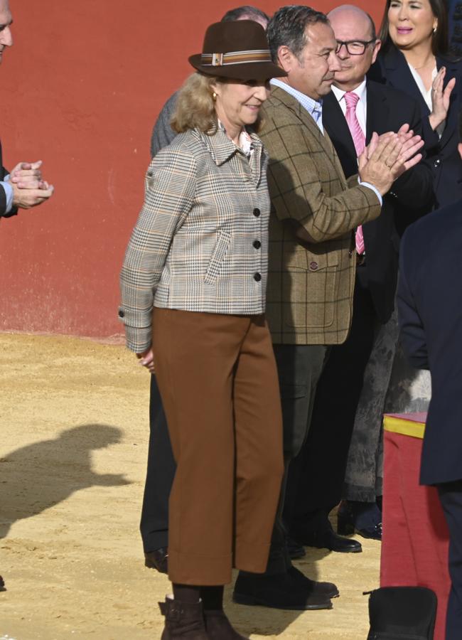 La infanta Elena durante el acto benéfico celebrado en Sevilla. Foto: Gtres.