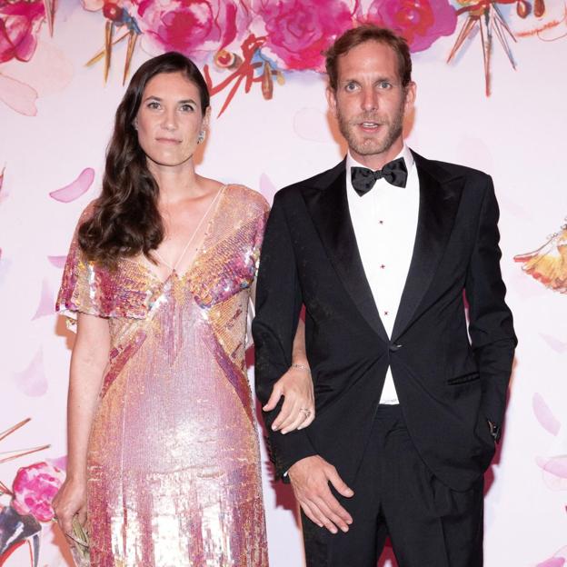 Tatiana Santo Domingo y Andrea Casiraghi, en el Baile de la Rosa. 