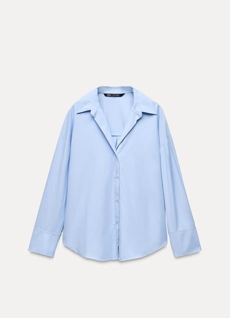 Camisa de algodón de Zara (19,99 euros)