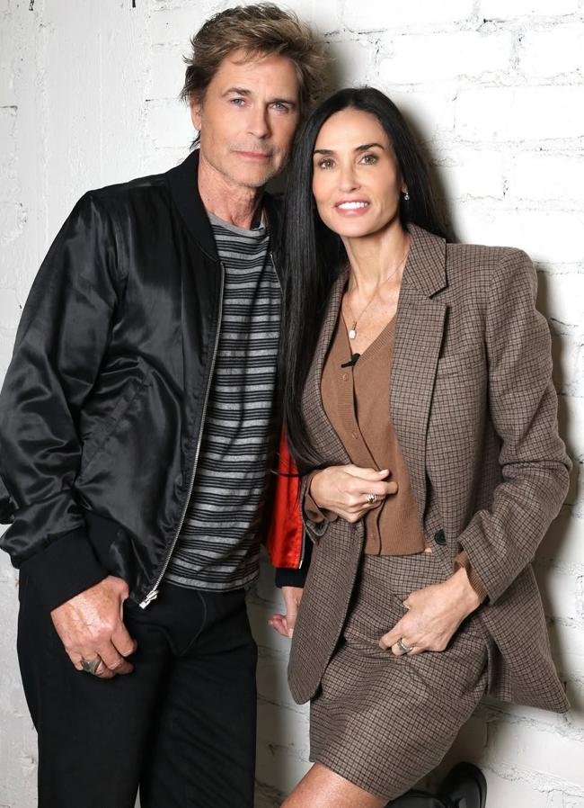 Rob Lowe y Demi Moore, el reencuentro. / INSTAGRAM @demimoore