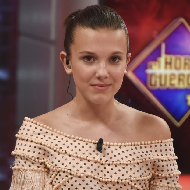 Millie Bobby Brown visitando El Hormiguero en 2017. 