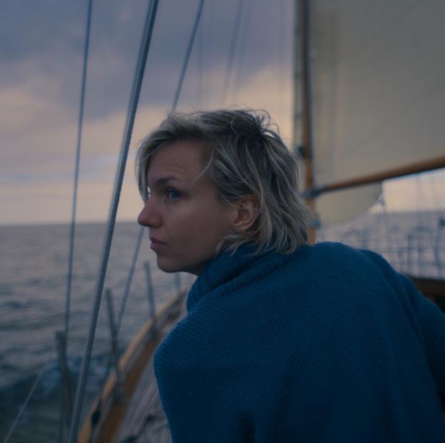 Virginia Tangvald en una imagen del domental Ghosts of the sea, al que ha llevado la historia que relata en Los niños de altamar.