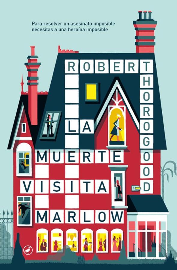 Portada de La muerte visita Marlow, la segunda novela del cozy mystery ambientado en Marlow. / Catedral