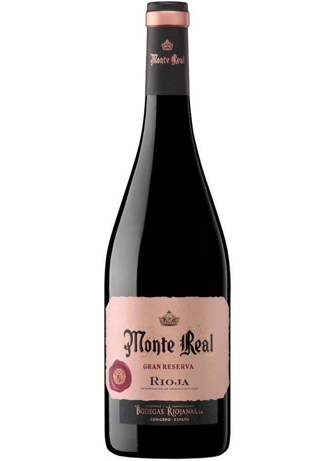 Botella de Monte Real Gran Reserva, el vino perfecto para regalar a los padres que tienen la lealtad por bandera. / DR 