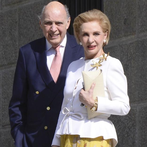 Carolina Herrera y su marido, Reinaldo Herrera. 