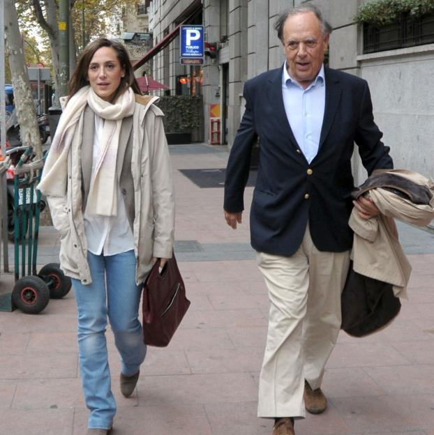 Tamara Falcó, con su padre, el marqués de Griñón, a quien estaba muy unida. 