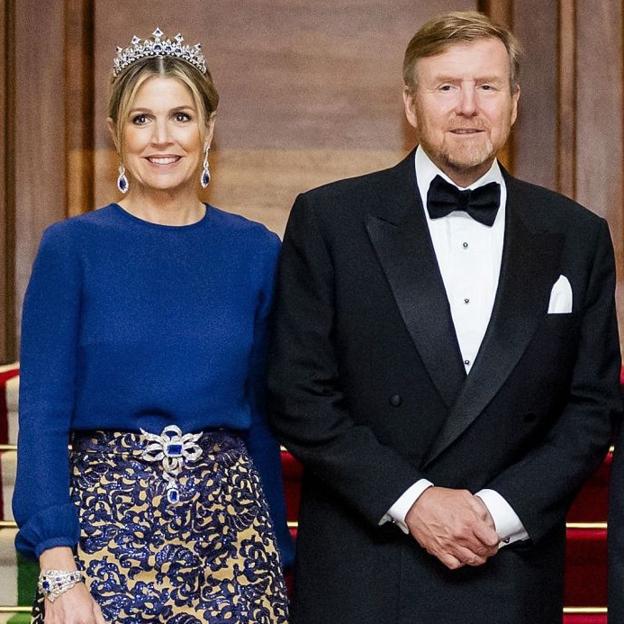 Máxima de Holanda rescata esta espectacular tiara de zafiros del joyero real: 150 años de historia y su conexión con la reina Sofía